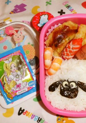 キャラ弁☆ひつじのショーン-レシピのメイン写真
