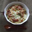 ✧納豆バターライスのミートドリア✧