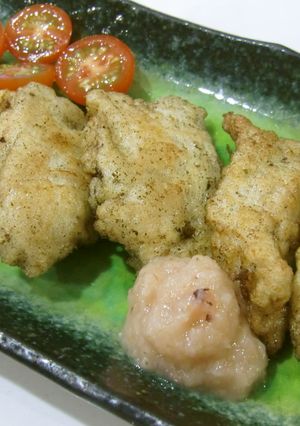 節約♪鶏むね肉の梅風味竜田揚げ-レシピのメイン写真