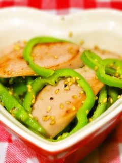 お弁当に!ピーマンとギョニソ炒め-レシピのメイン写真