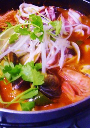 リヴォルノ風カチュッコ☆魚介のトマト煮-レシピのメイン写真