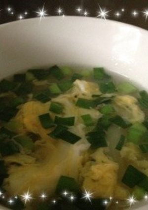 簡単‼ニラ玉ねぎリメイクスープ-レシピのメイン写真