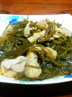 きり昆布と油揚げ炒め(冷たくても旨い)-レシピのメイン写真