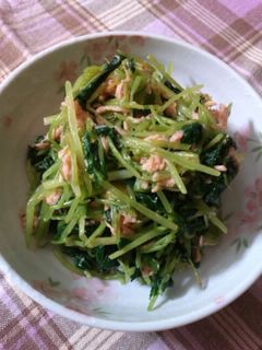 塩麹でみつばとツナの和え物-レシピのメイン写真