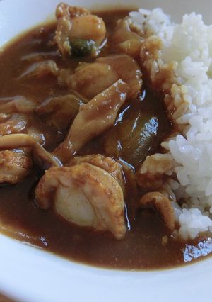 うまみたっぷり！ホタテカレー*-レシピのメイン写真