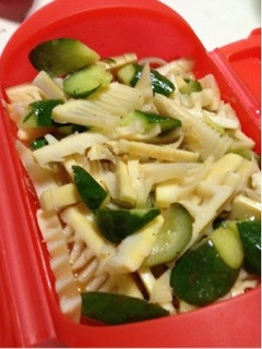 ルクエでたけのこときゅうりのマリネ-レシピのメイン写真