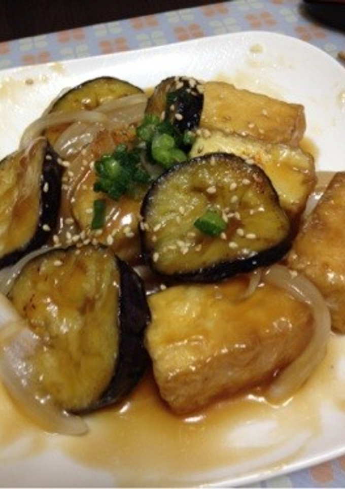 お弁当にも♪厚揚げとなすの照り焼き-レシピのメイン写真