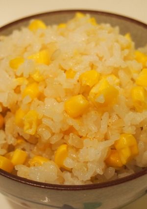 塩麹でとうもろこし炊き込みご飯-レシピのメイン写真