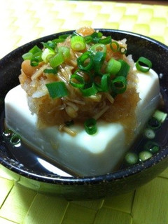 冷奴と大根おろしのなめ茸和え☆-レシピのメイン写真