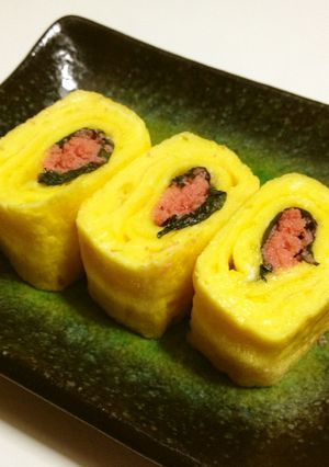 めんたい♡まきまき♡玉子焼き♡-レシピのメイン写真