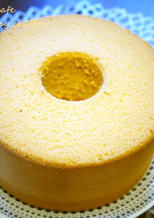 ＊ふわふわプレーンシフォンケーキ＊-レシピのメイン写真