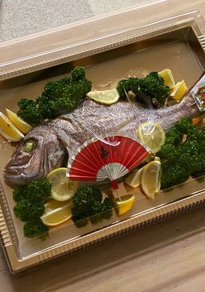 嬉しい日は鯛の蒸し料理!我が家の定番-レシピのメイン写真