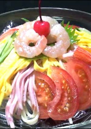 【夏の定番】冷やし中華【ピリ辛ネギダレ】-レシピのメイン写真