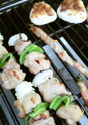 BBQで✿アスパラのぐるぐるベーコン巻-レシピのメイン写真