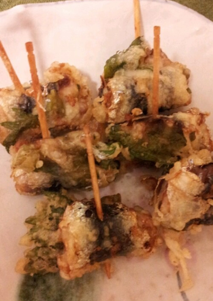 骨がない！鰯の梅シソ巻き揚げ☆-レシピのメイン写真