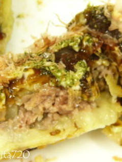 なすのはさみ揚げ お好み焼き味-レシピのメイン写真