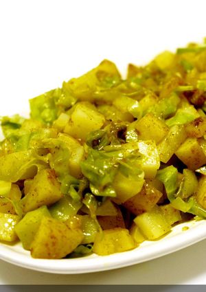 *ルクエ de インド式野菜炒めサブジ♪-レシピのメイン写真