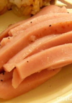 魚肉ソーセージの塩だれ焼き-レシピのメイン写真