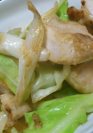 自家製塩麹で鶏肉のシンプル炒め-レシピのメイン写真