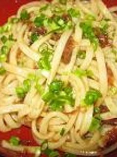 梅オカカうどん-レシピのメイン写真
