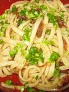 梅オカカうどん-レシピのメイン写真