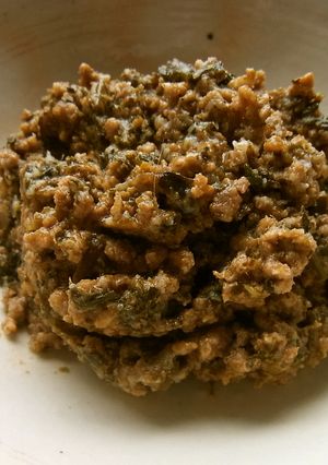 茶殻入り肉味噌-レシピのメイン写真