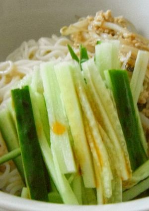 ♪節約♪ジャージャー麺風混ぜそうめん-レシピのメイン写真