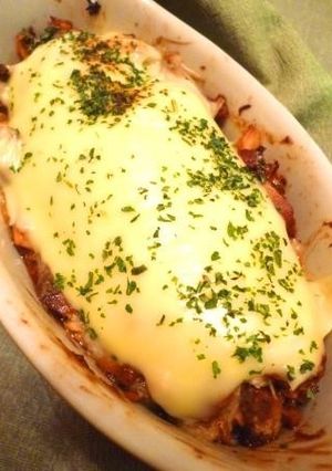 鯖味噌のとろろグラタン-レシピのメイン写真