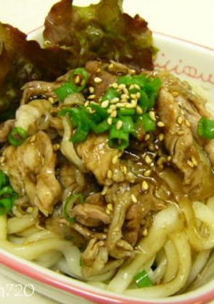 黒酢ドレッシングで冷しゃぶうどん-レシピのメイン写真