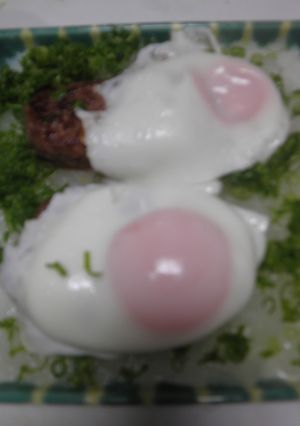 おろしハンバーグ・目玉焼きのせポン酢味-レシピのメイン写真