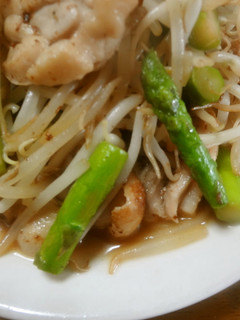 アスパラと鶏の中華風炒め-レシピのメイン写真