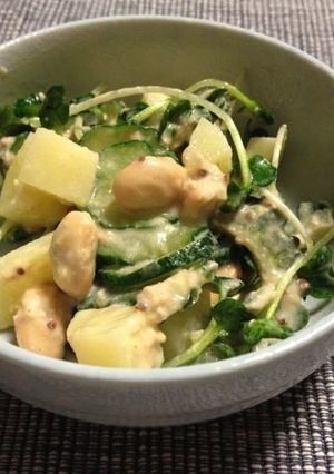 ゴーヤとお豆のサラダ-レシピのメイン写真