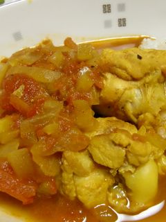 トマトチキンカレー　-レシピのメイン写真