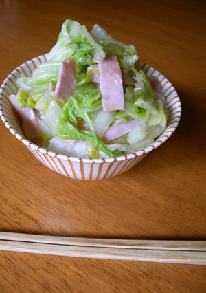 ぜんぜんたいへんじゃない白菜とキャベツ丼-レシピのメイン写真