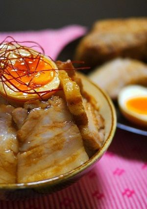 ル・クルーゼde豚バラチャーシュー丼-レシピのメイン写真