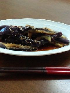 レンジでチン!茄子のお浸し-レシピのメイン写真