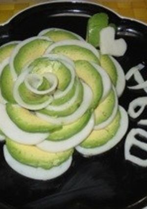 父の日にアボガド薔薇のプレゼント-レシピのメイン写真