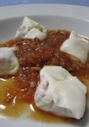 餃子の皮でトルテッリーニ-レシピのメイン写真