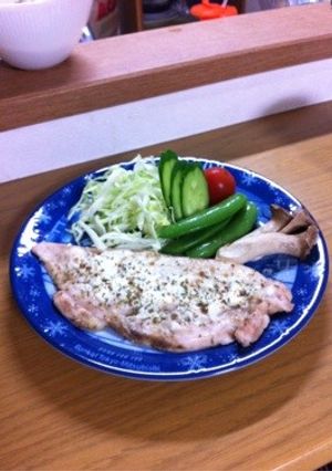 鶏胸肉のカッテージチーズ焼き-レシピのメイン写真