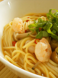 小エビとしめじの和風パスタ-レシピのメイン写真