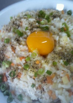 カルボ風☆ミルクチーズリゾット-レシピのメイン写真