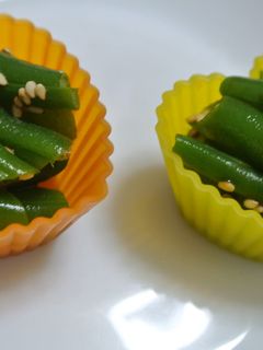 お弁当に、いんげんの和え物★-レシピのメイン写真