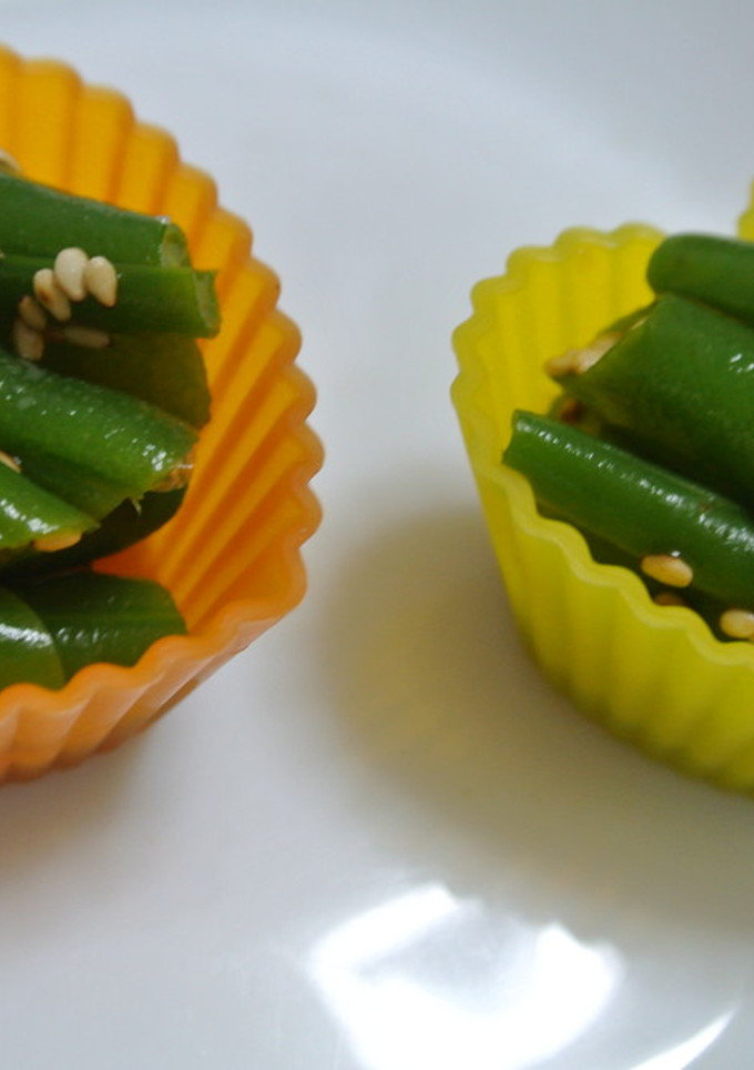 お弁当に、いんげんの和え物★-レシピのメイン写真