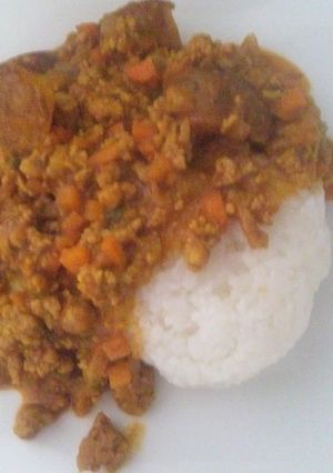 酒蒸しをリメイク◇簡単キーマカレー◇-レシピのメイン写真