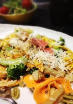 アンチョビ&チーズのパスタ-レシピのメイン写真