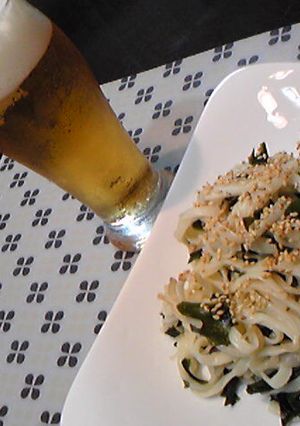 簡単！もやしとワカメとうどんのナムル♪-レシピのメイン写真