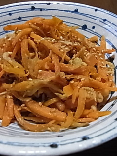 簡単☆人参の味噌ごま風味のきんぴら☆-レシピのメイン写真