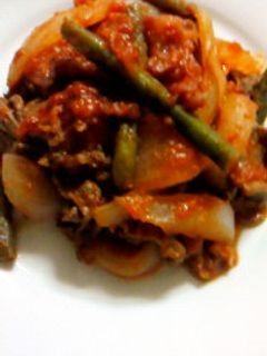 簡単牛肉トマト煮込み-レシピのメイン写真