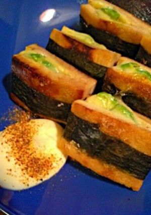 高野豆腐のアボカドチーズはさみ焼き-レシピのメイン写真