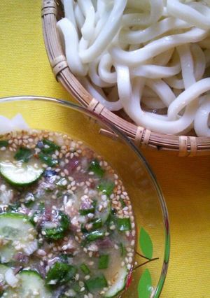即席冷や汁うどん-レシピのメイン写真